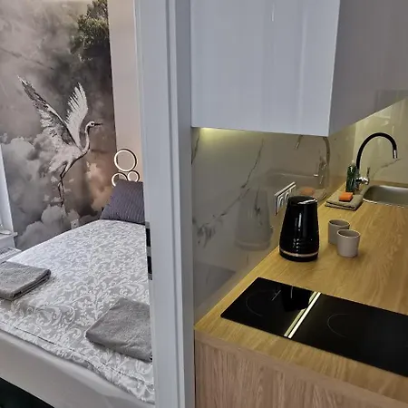 Appartamento Flou Przystan Letnica 79, Parking & 700M Plaza Danzica Esterno foto