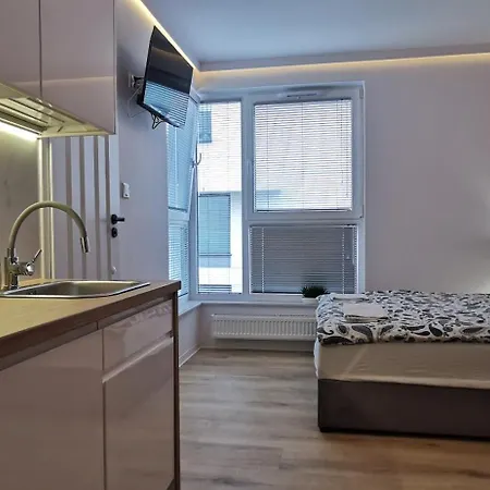 Appartamento Flou Przystan Letnica 79, Parking & 700M Plaza Danzica Esterno foto