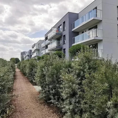 Appartamento Flou Przystan Letnica 79, Parking & 700M Plaza Danzica Esterno foto