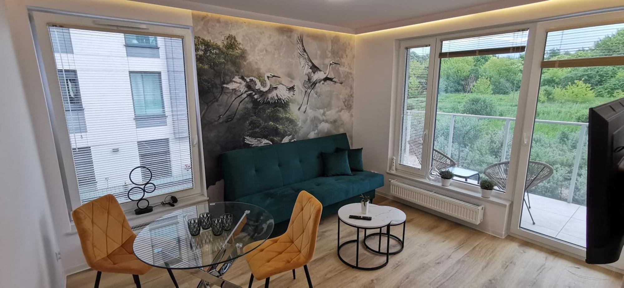 Flou Przystan Letnica 79, Parking & 700m Plaza Apartmán *